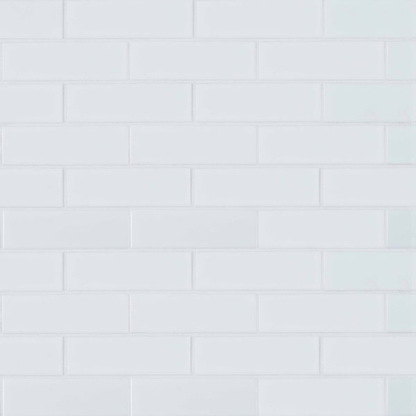 Msi Retro Brick Bianco 11.57 In. X 11.3 In. X 6 Mm Porcelain Mesh-Mounted Mosaic Tile, 15PK ZOR-MD-0210